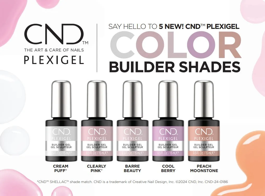 CND Plexigel Color Builder Clearly Pink .5 oz.