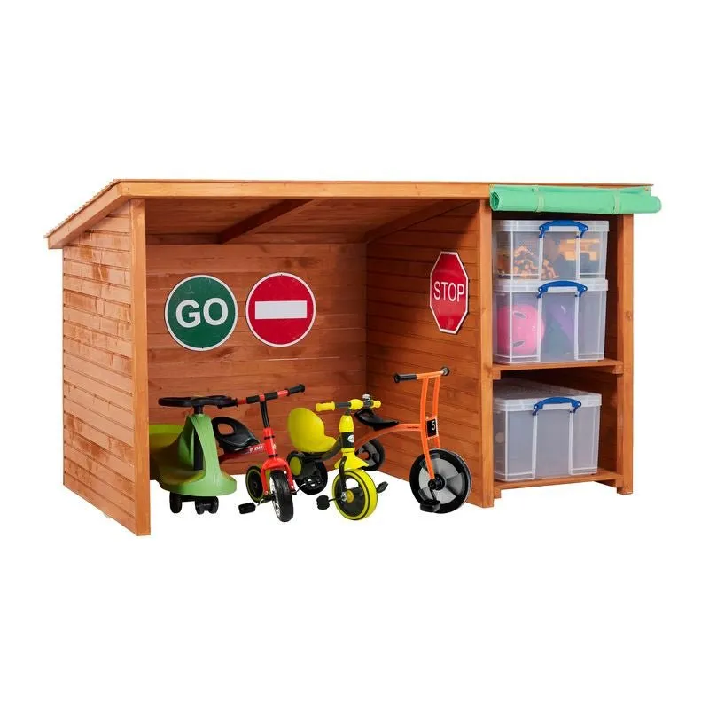 Cosy Bike Shed With Storage 48636 (Direct Shipping Item)