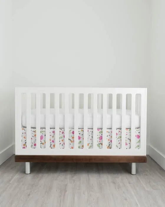 Cotton Muslin Crib Skirt