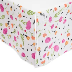 Cotton Muslin Crib Skirt