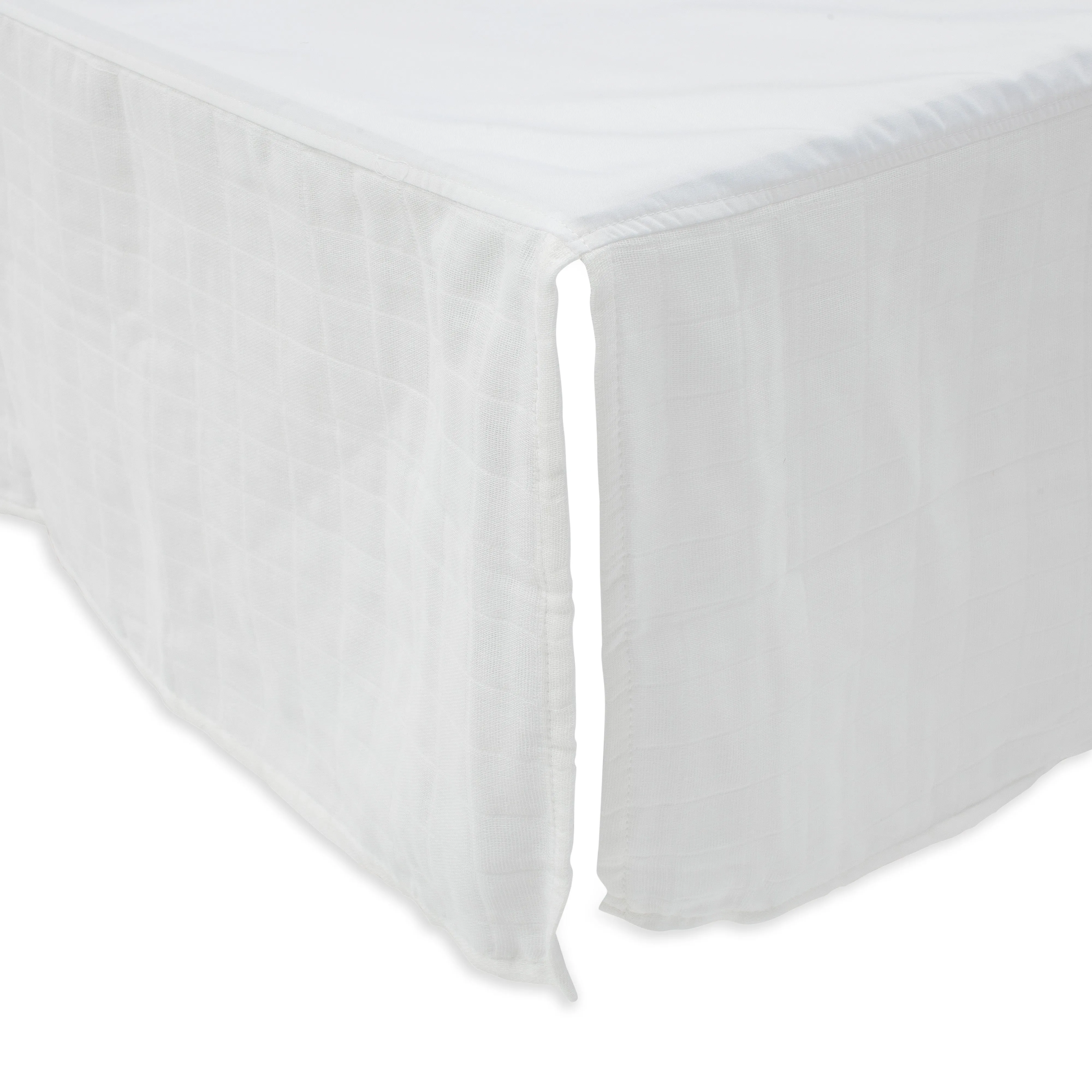 Cotton Muslin Crib Skirt