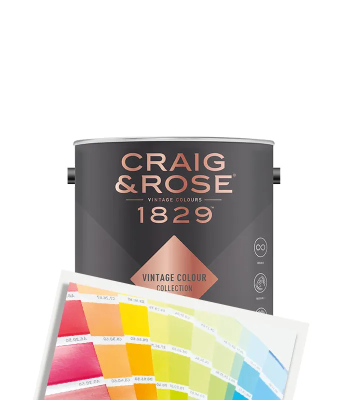 Craig & Rose 1829 Vintage Collection - Chalky Matt - Tinted Colour Match