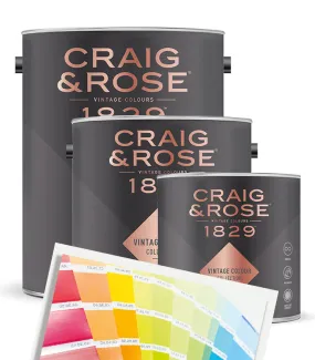 Craig & Rose 1829 Vintage Collection - Chalky Matt - Tinted Colour Match