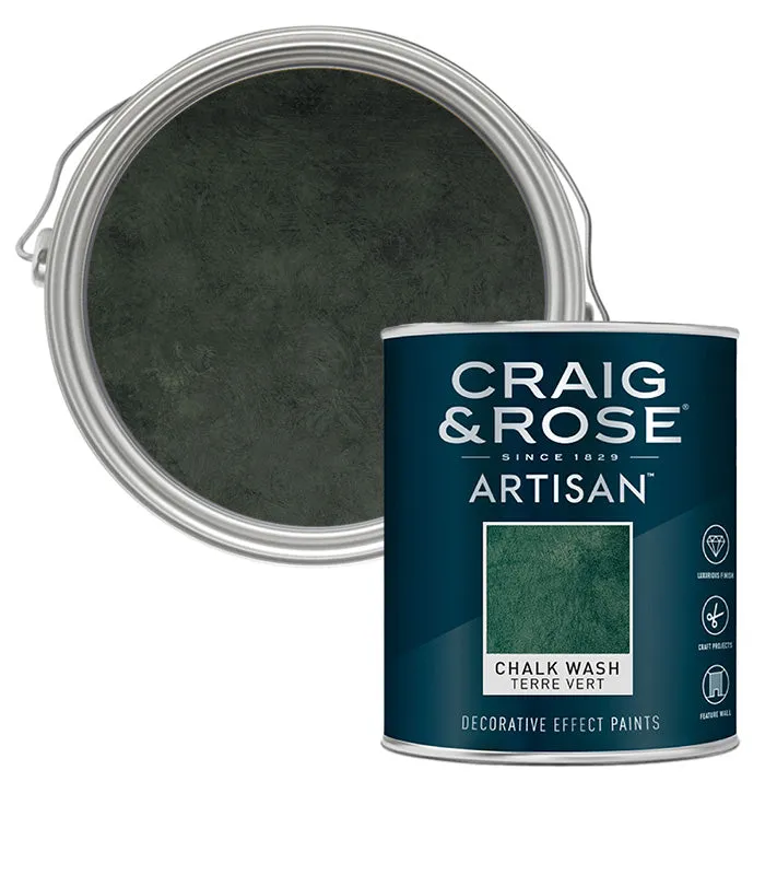 Craig and Rose Artisan Chalk Wash Effect Paint - 750ml