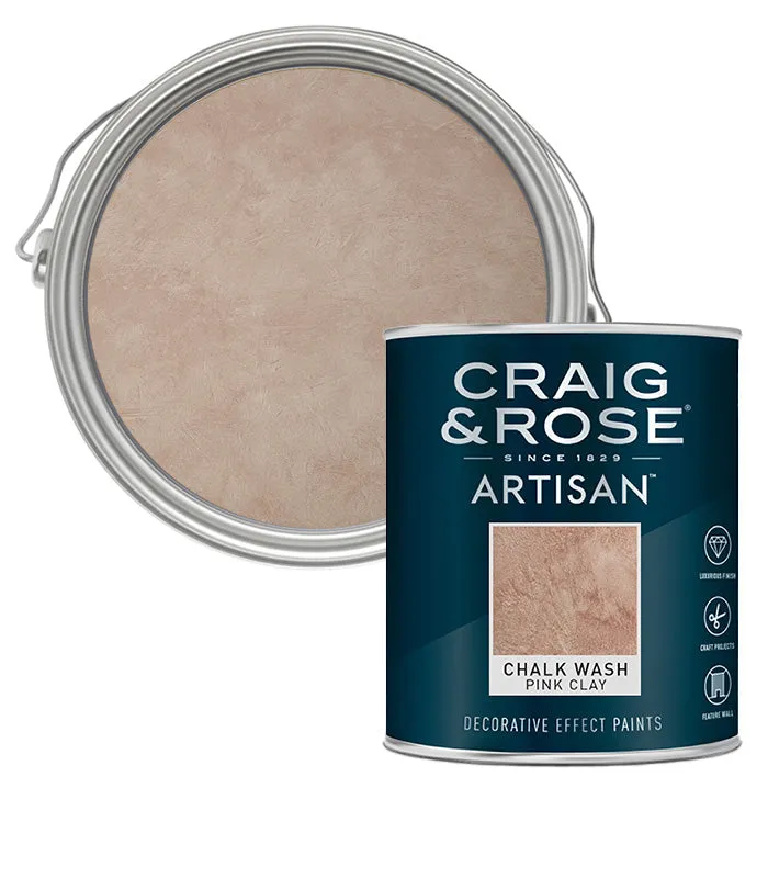 Craig and Rose Artisan Chalk Wash Effect Paint - 750ml