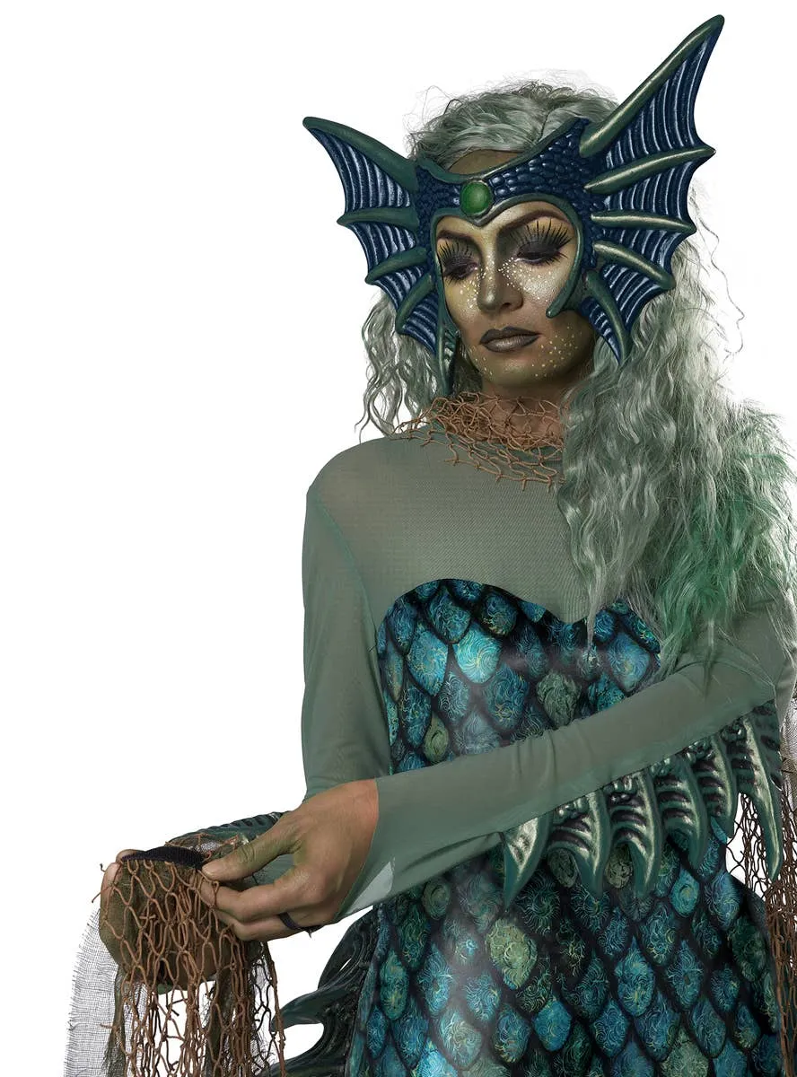 Dark Sea Siren Womens Deluxe Halloween Costume