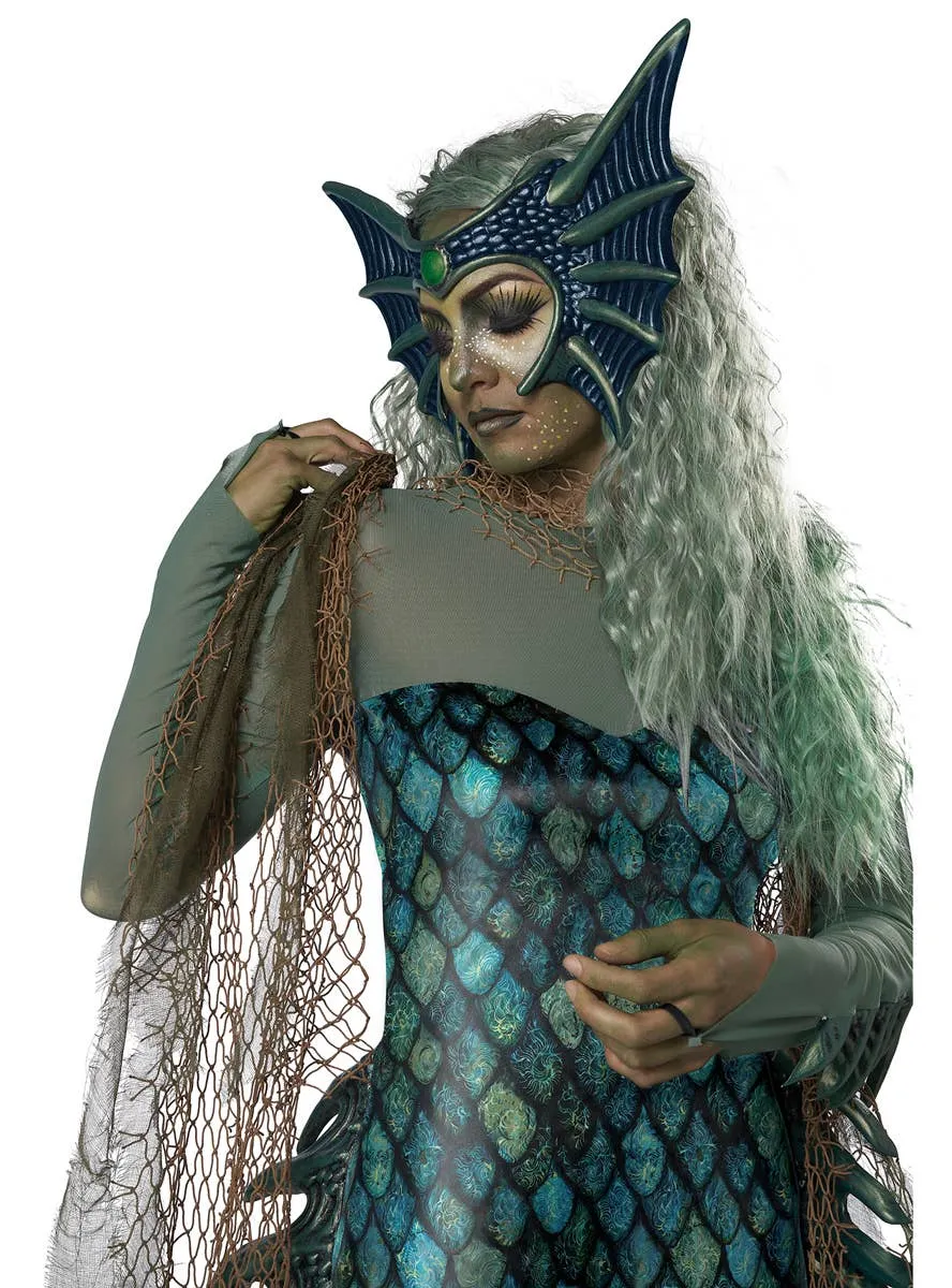 Dark Sea Siren Womens Deluxe Halloween Costume