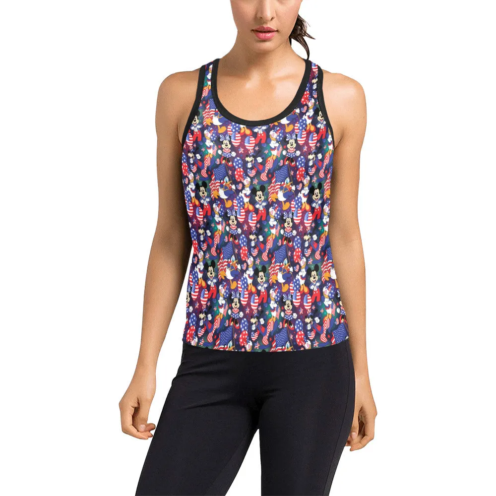 Disney America Women's Racerback Tank Top