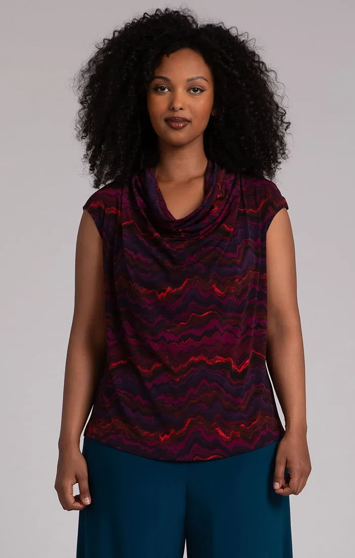 Draped Cowl Top