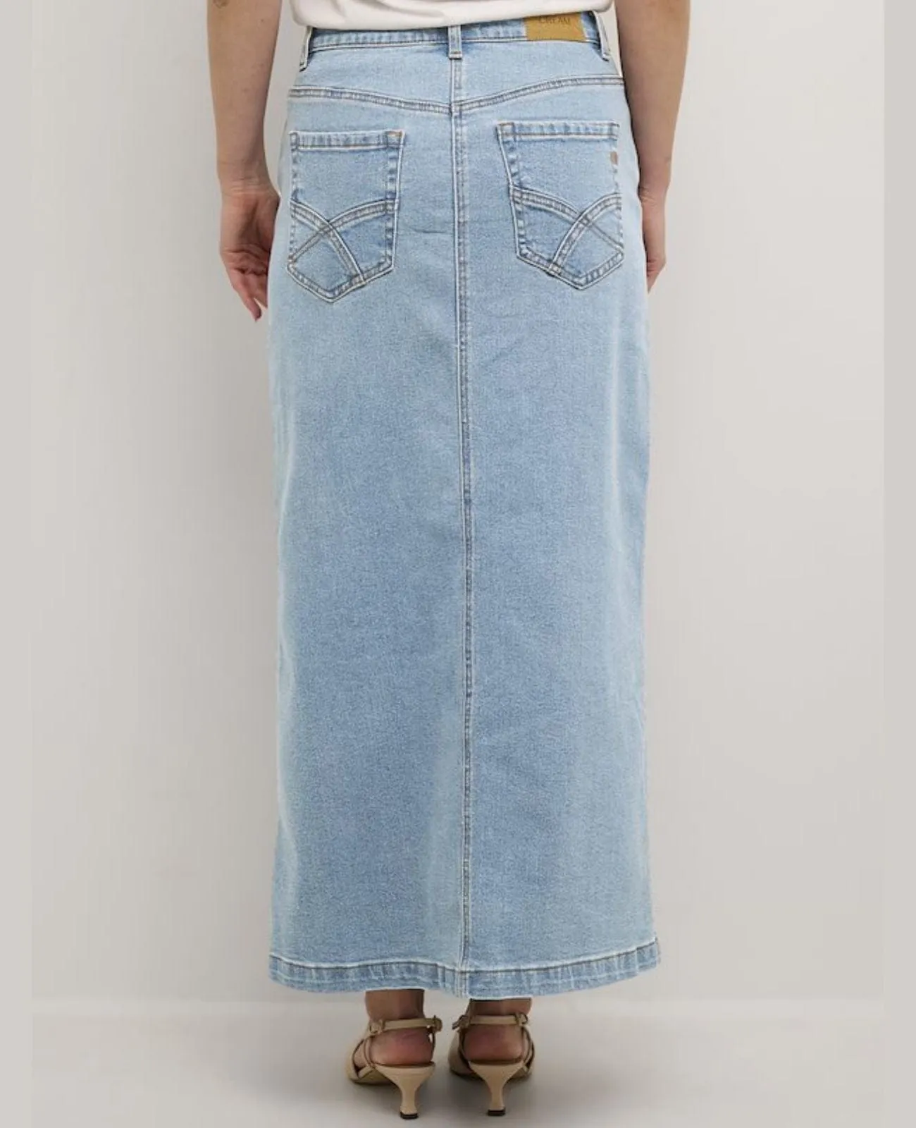 Ebba Denim Skirt BEAVERLY LIGHT BLUE DENIM