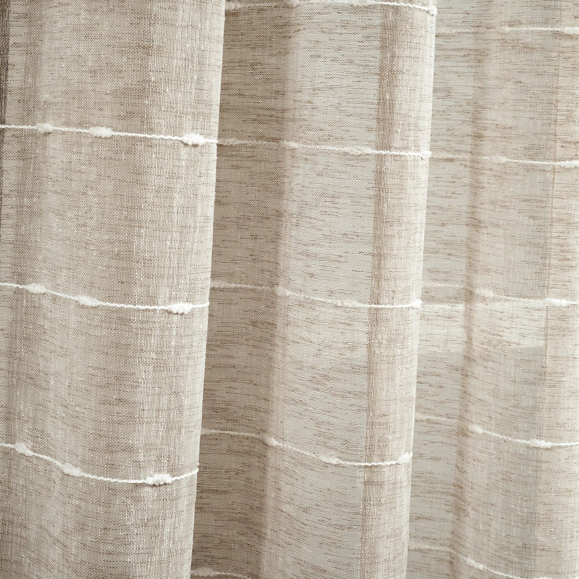 Farmhouse Textured Sheer Valance