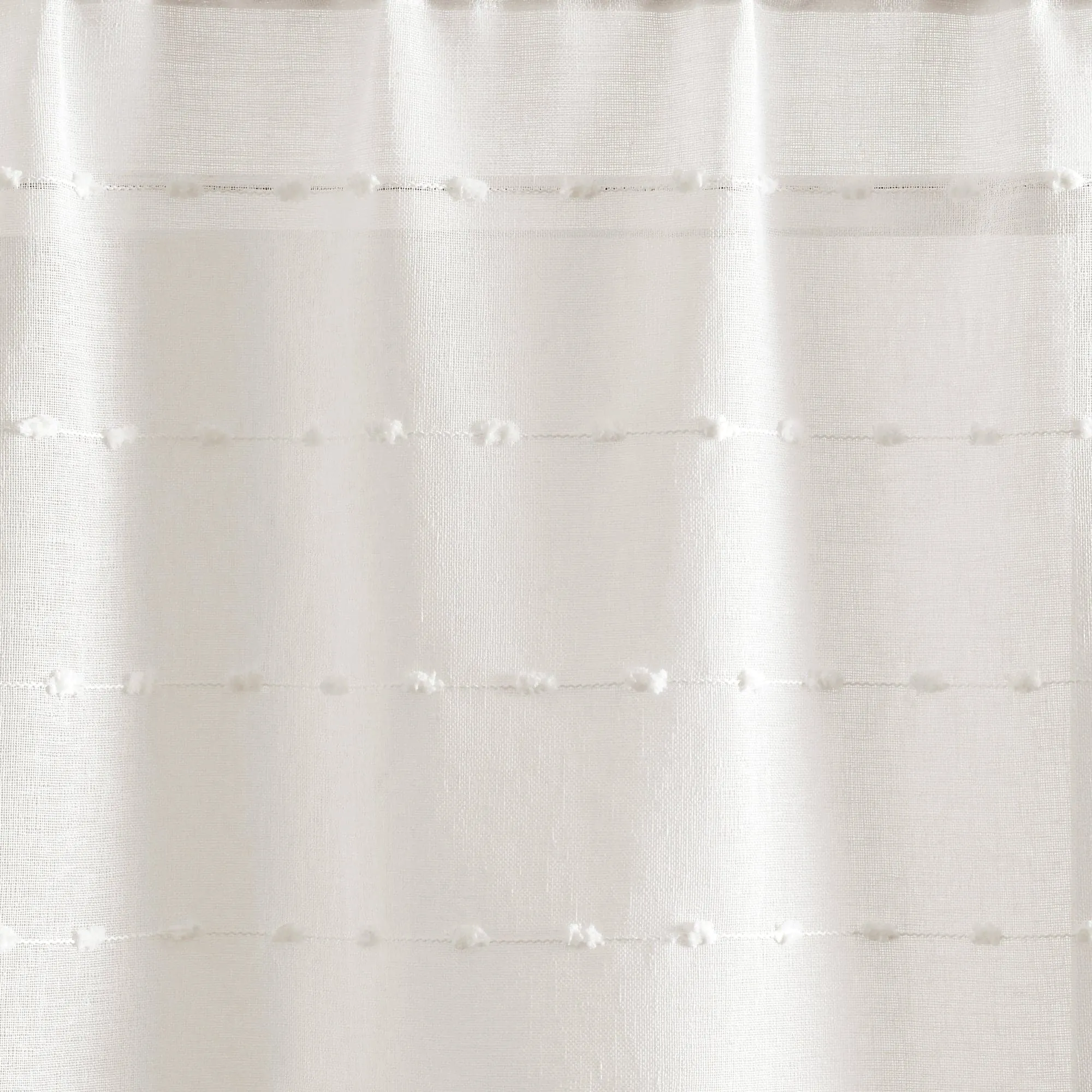 Farmhouse Textured Sheer Valance