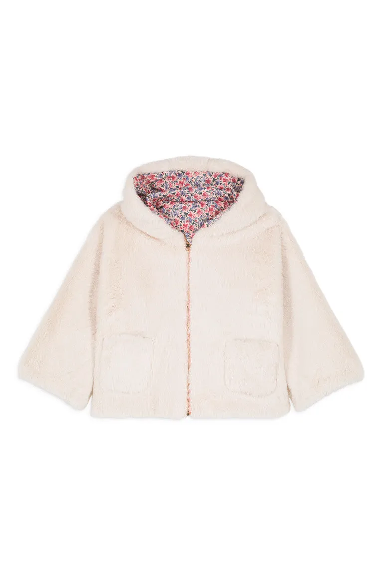 Felvet Reversible Coat( Blush Floral World)