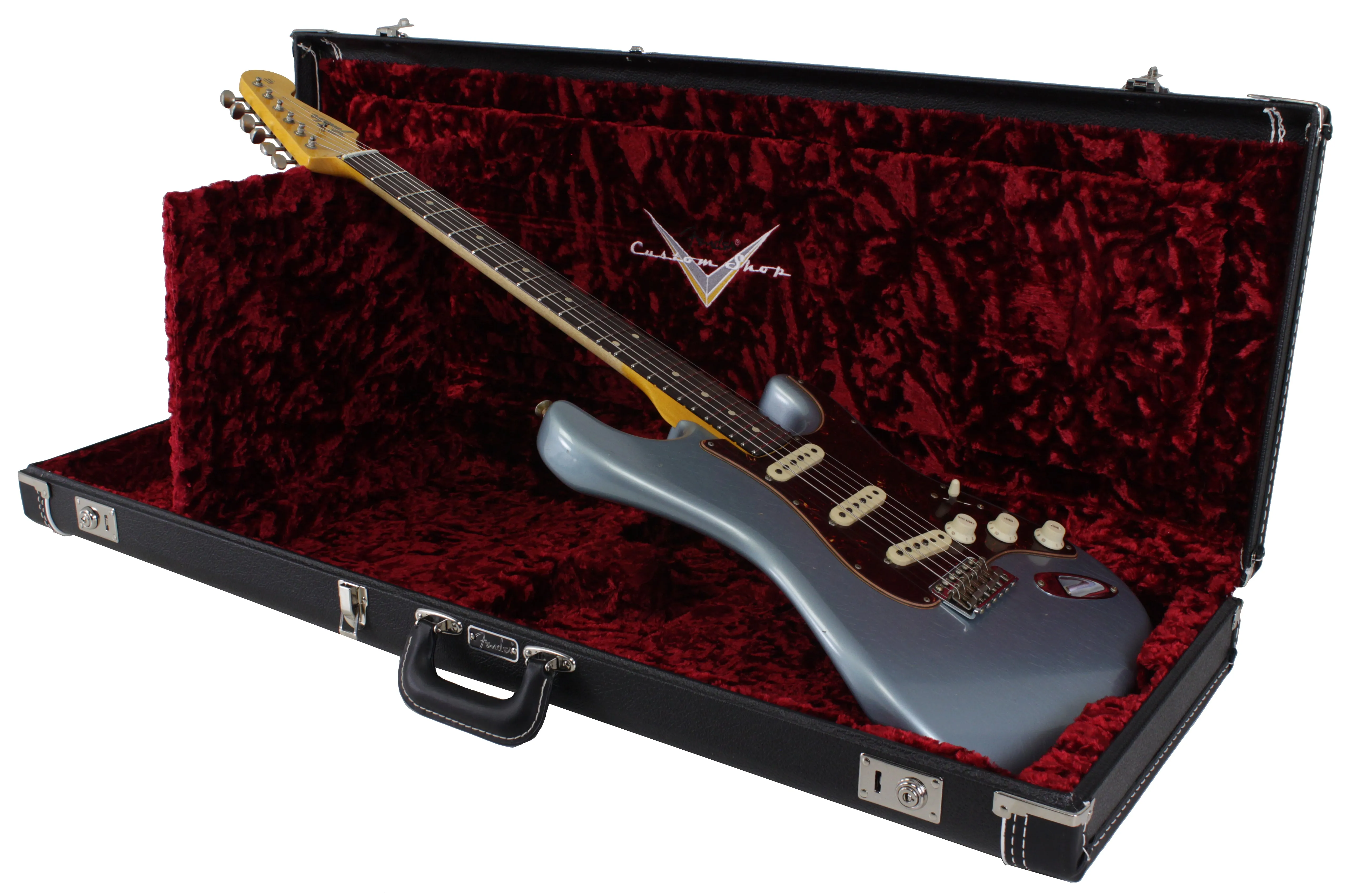 Fender Custom Shop Postmodern Stratocaster, Journeyman Relic, Faded Aged Blue Ice Metallic