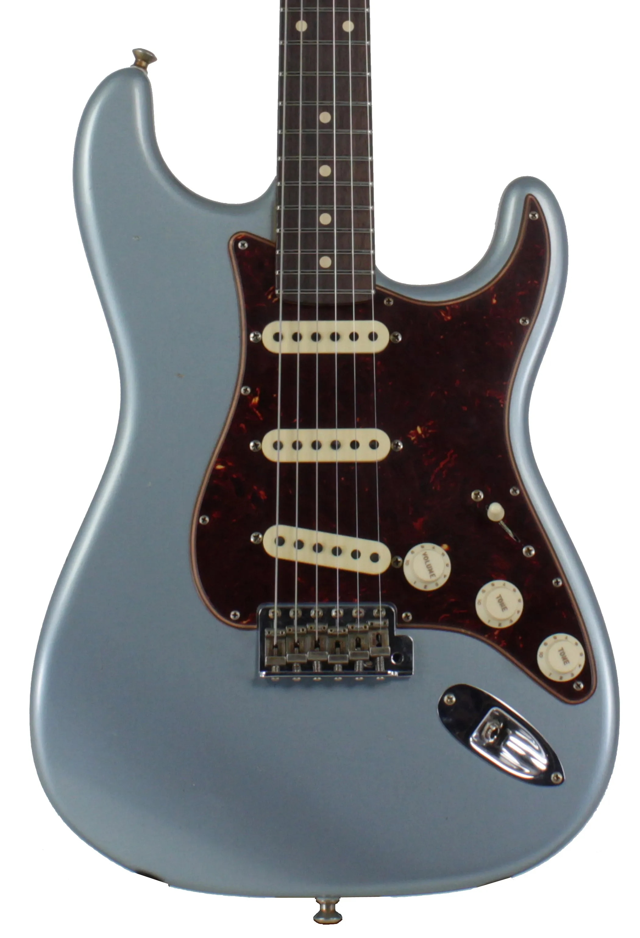 Fender Custom Shop Postmodern Stratocaster, Journeyman Relic, Faded Aged Blue Ice Metallic