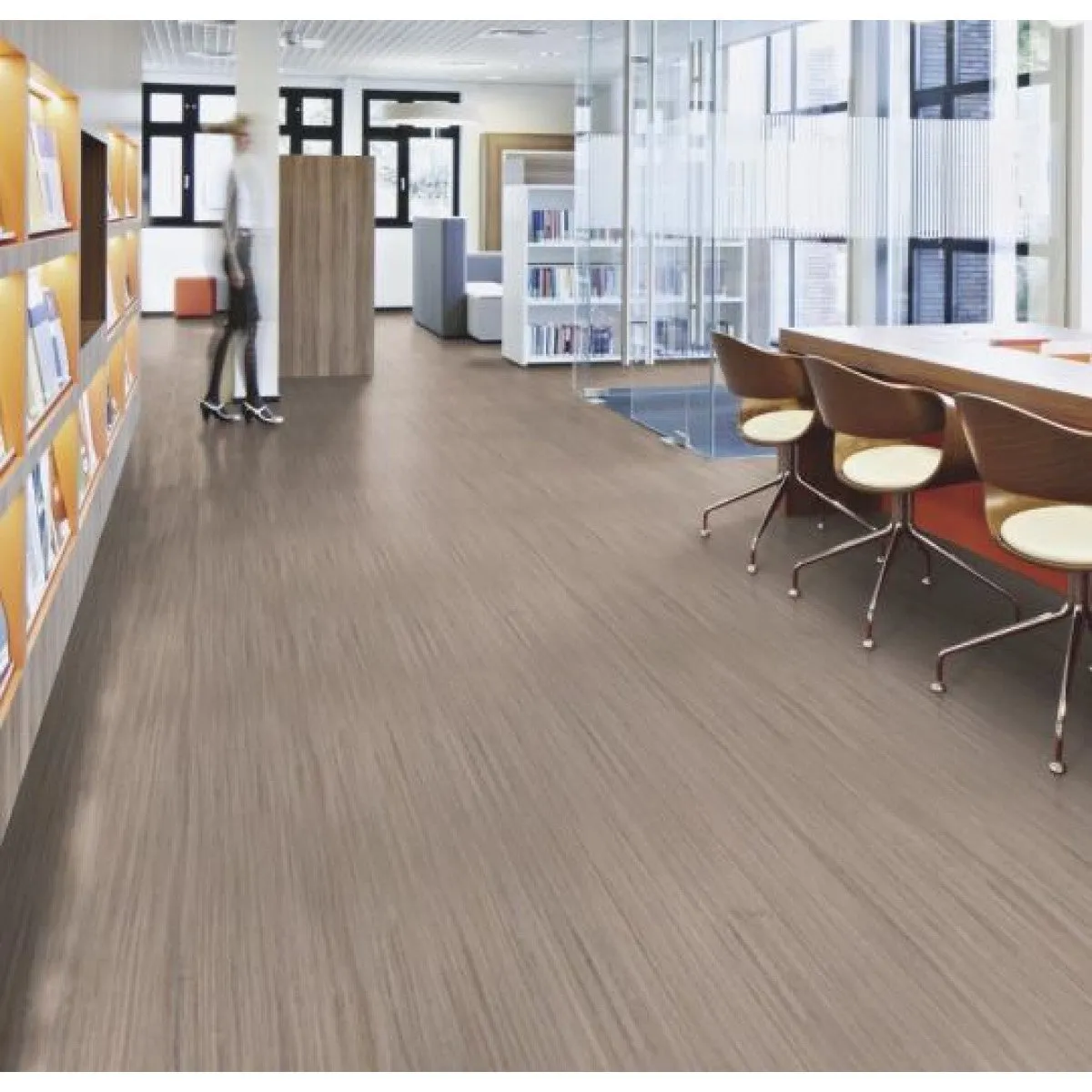 Forbo Marmoleum Striato Natural Sheet Flooring