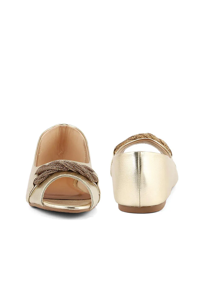 Formal Peep Toes I50212-Golden