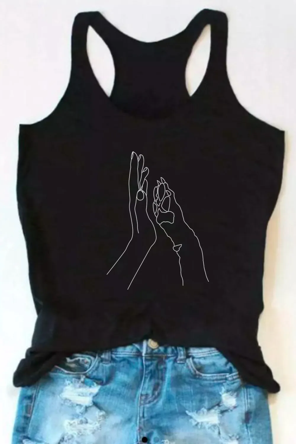 Friends Black Tank Top