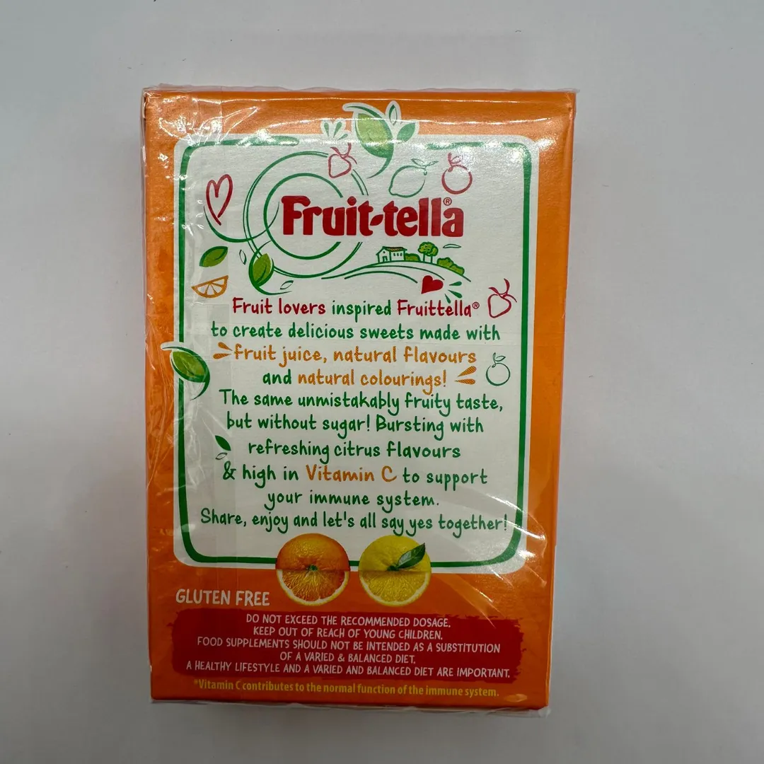 Fruittella Sugarfree Citrus Mix Fruit Drops 45g (A)