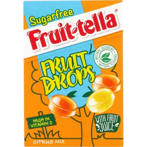 Fruittella Sugarfree Citrus Mix Fruit Drops 45g (A)