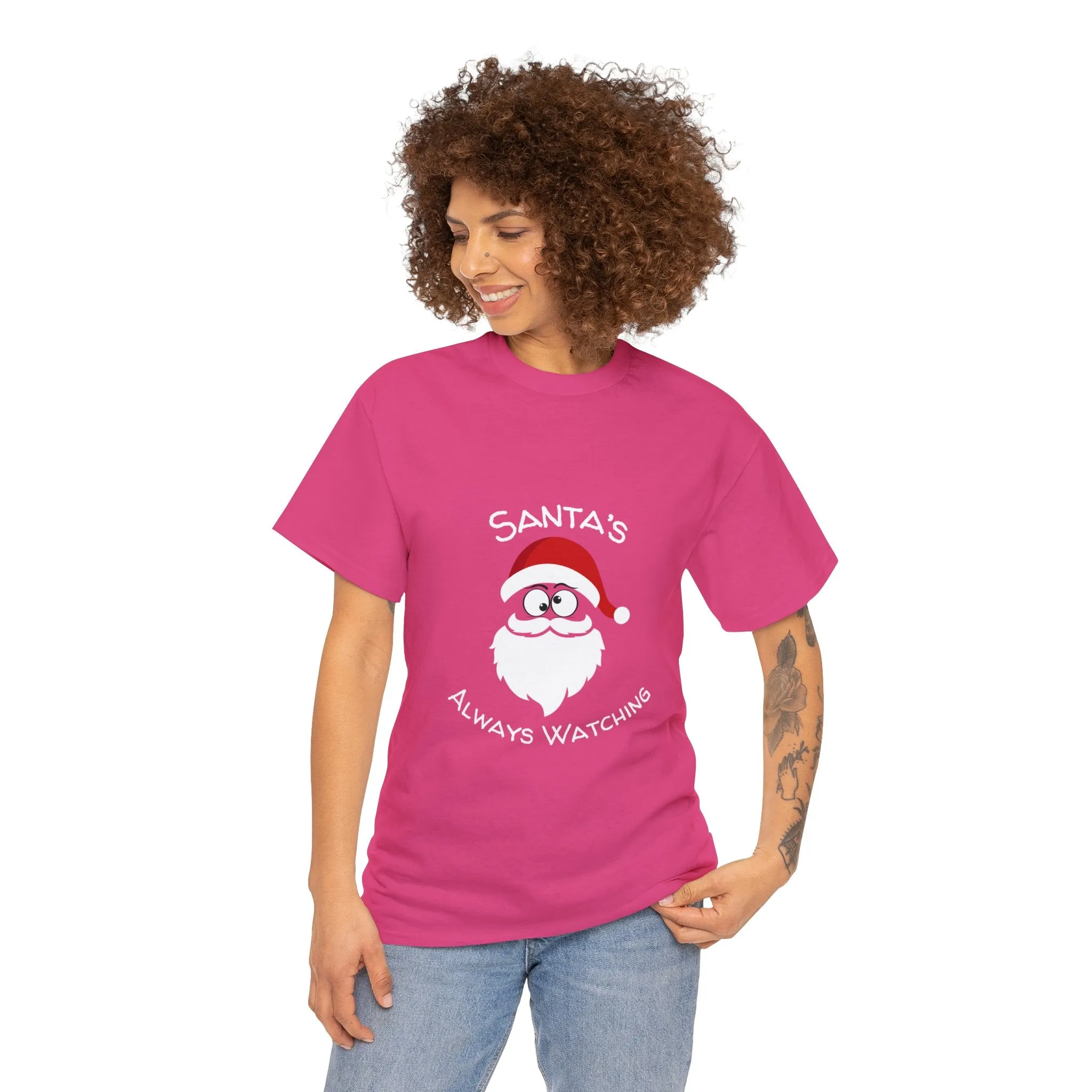 Funny T-Shirt | Santa's Always Watching |