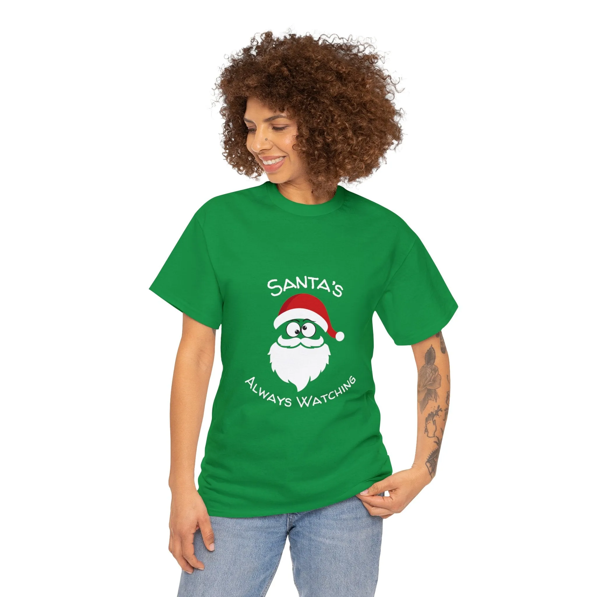 Funny T-Shirt | Santa's Always Watching |