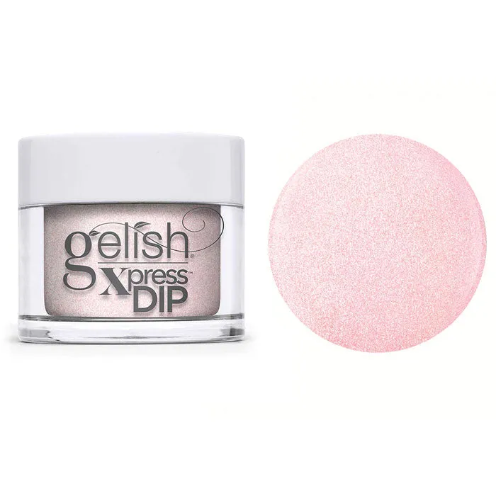 Gelish Professional Xpress Dip Powder Ambience - Sheer Pink W. Silver Frost - 43G