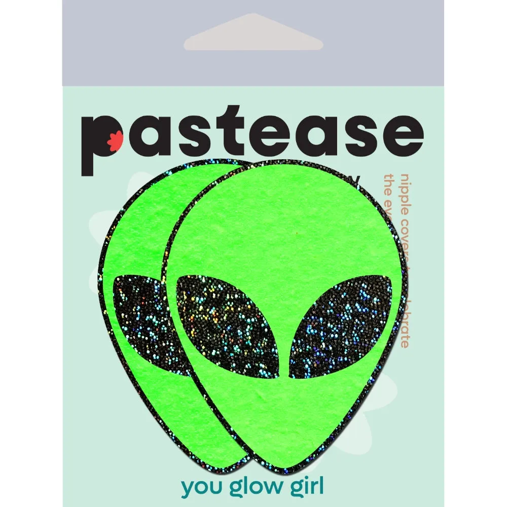 Glow in the Dark Glitter Alien Pasties by Pastease