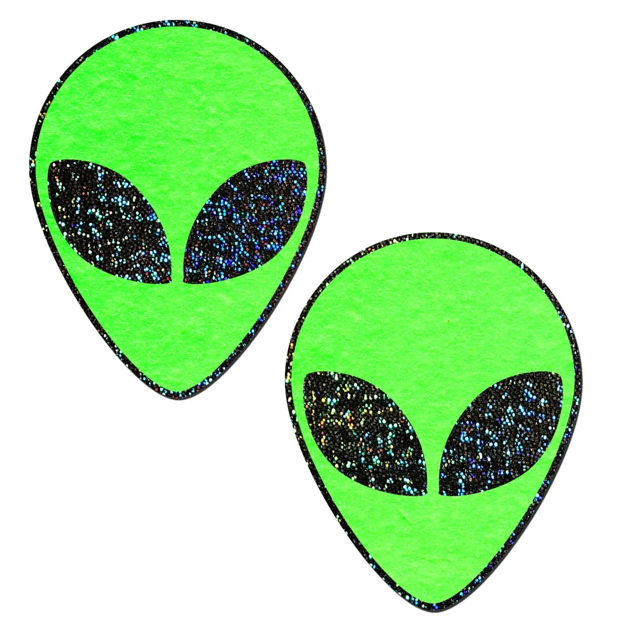 Glow in the Dark Glitter Alien Pasties by Pastease