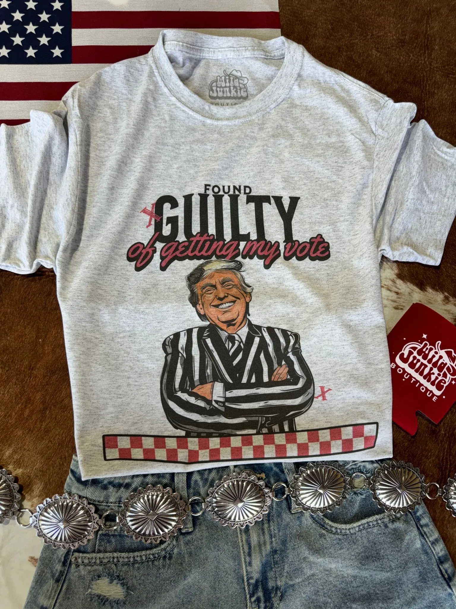 Guilty Of Getting My Vote Trump Graphic Tee