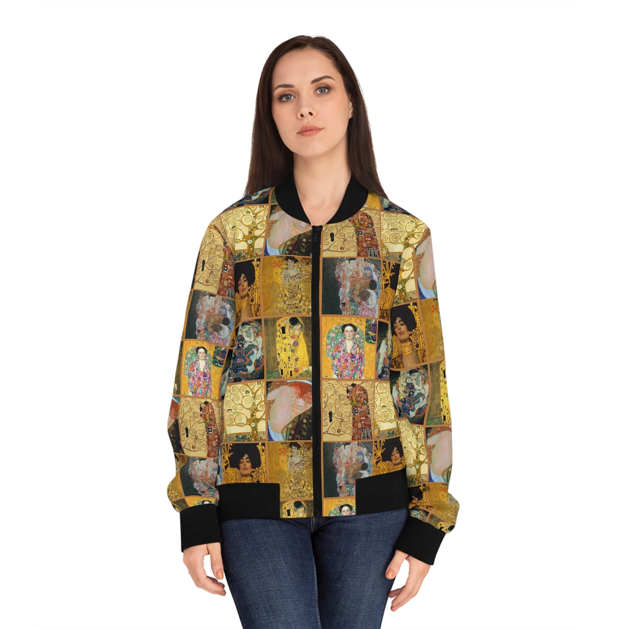 Gustav Klimt Women's Bomber Jacket