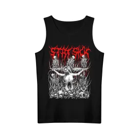 Gutted Black Tank Top