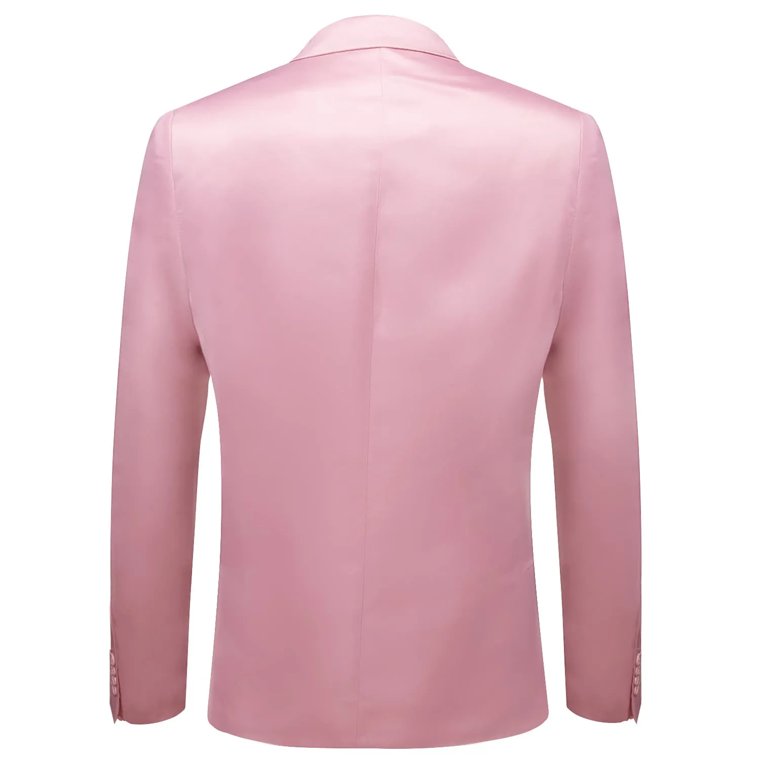 Hi-Tie Blazer Pink Men's Wedding Business Solid Top Men Suit