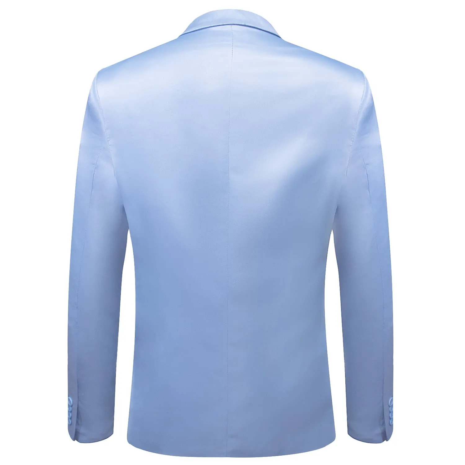 Hi-Tie Blazer Sky Blue Men's Wedding Business Solid Top Men Suit