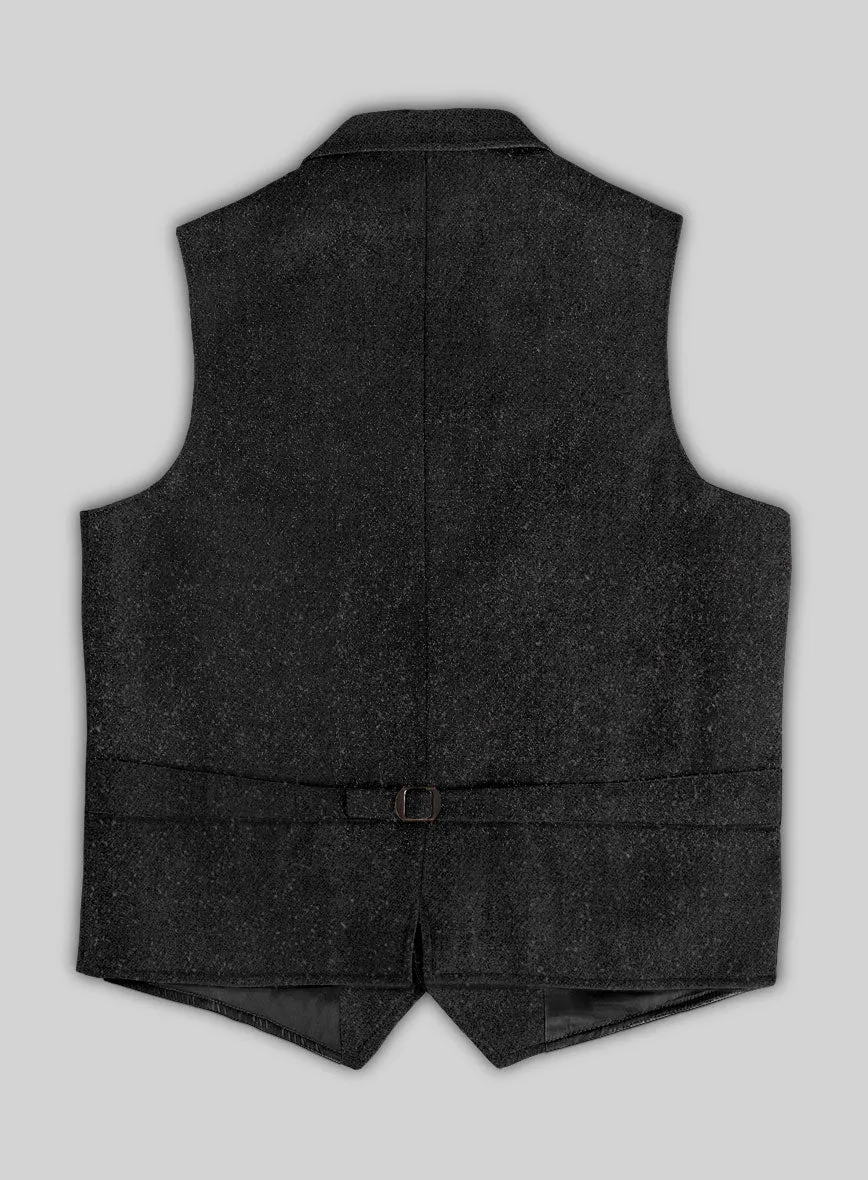 Highlander Heavy Heritage Charcoal Tweed Hunting Vest