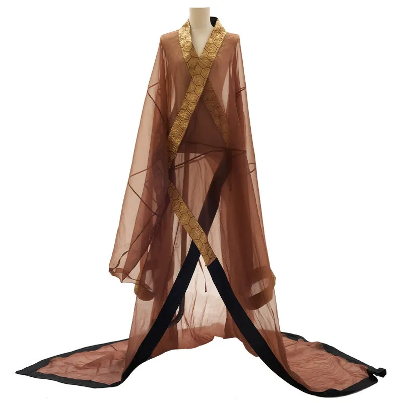 Historically Accurate Han Dynasty Hanfu, Straight Hem Robe, Special Moon 殊月 (Preorder)