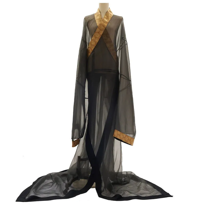 Historically Accurate Han Dynasty Hanfu, Straight Hem Robe, Special Moon 殊月 (Preorder)