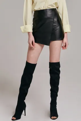 Isabella Faux Leather Mini Skirt