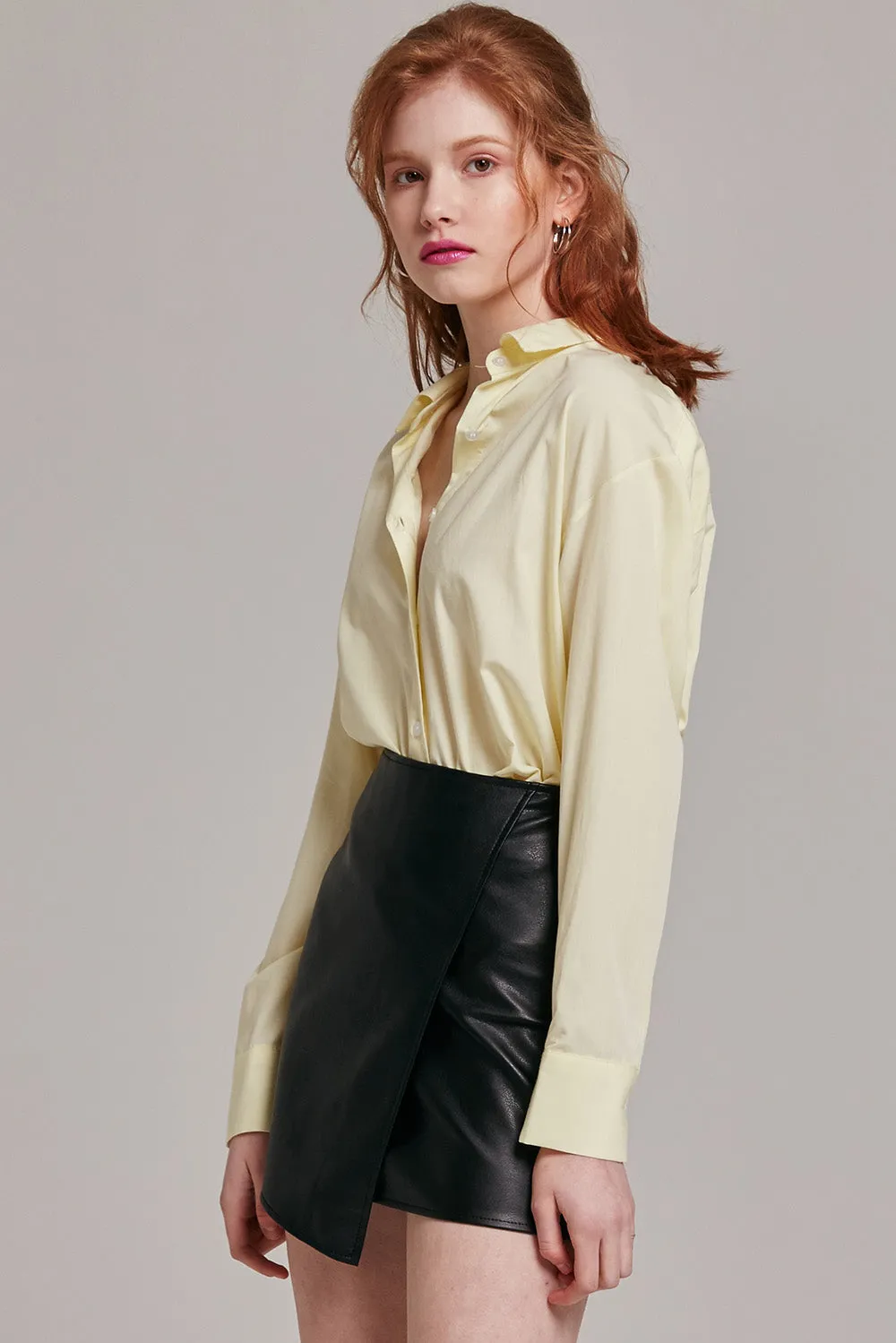 Isabella Faux Leather Mini Skirt