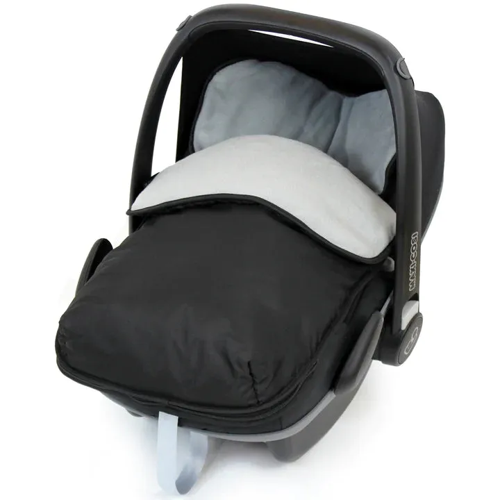 iSafe Buddy Jet Car Seat Footmuff - Grey (Black / Grey)