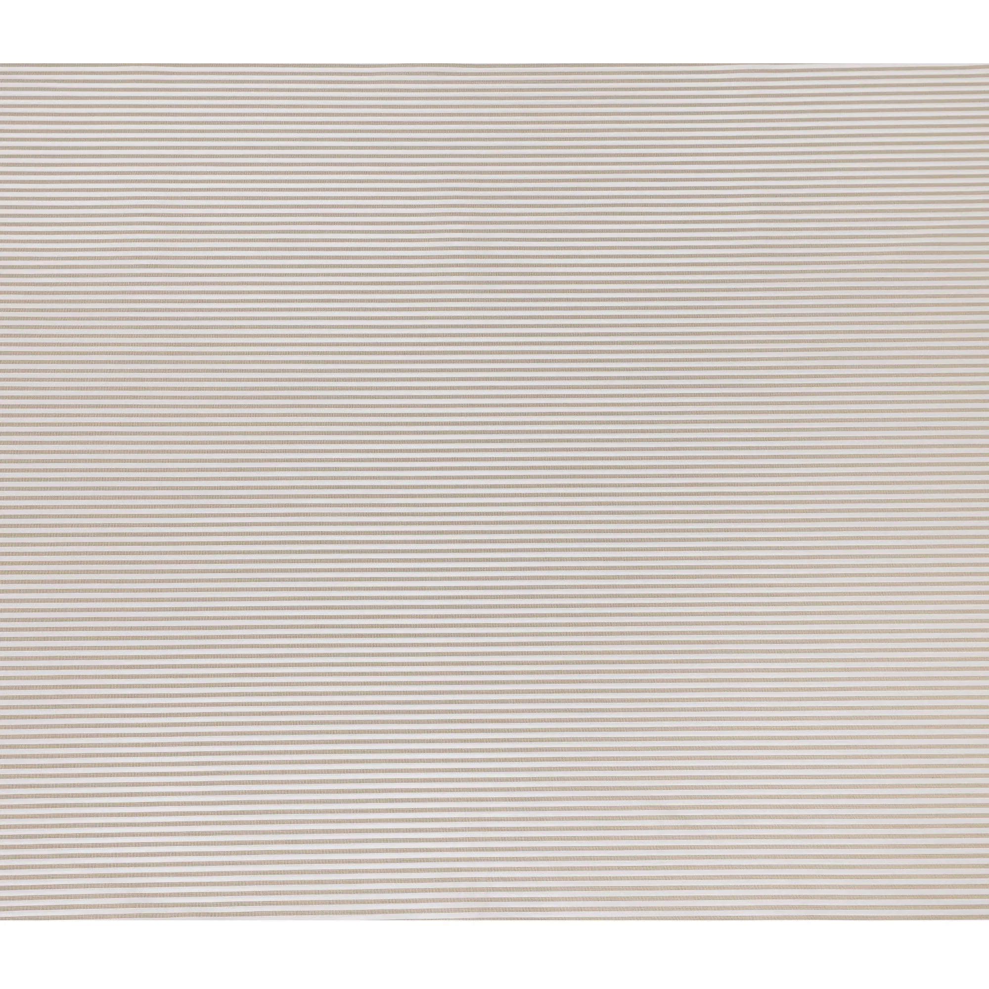 Ivory & Beige Micro Striped 100% Cotton Shirting Fabric, 150 cm Width, Made in Italy-D20514