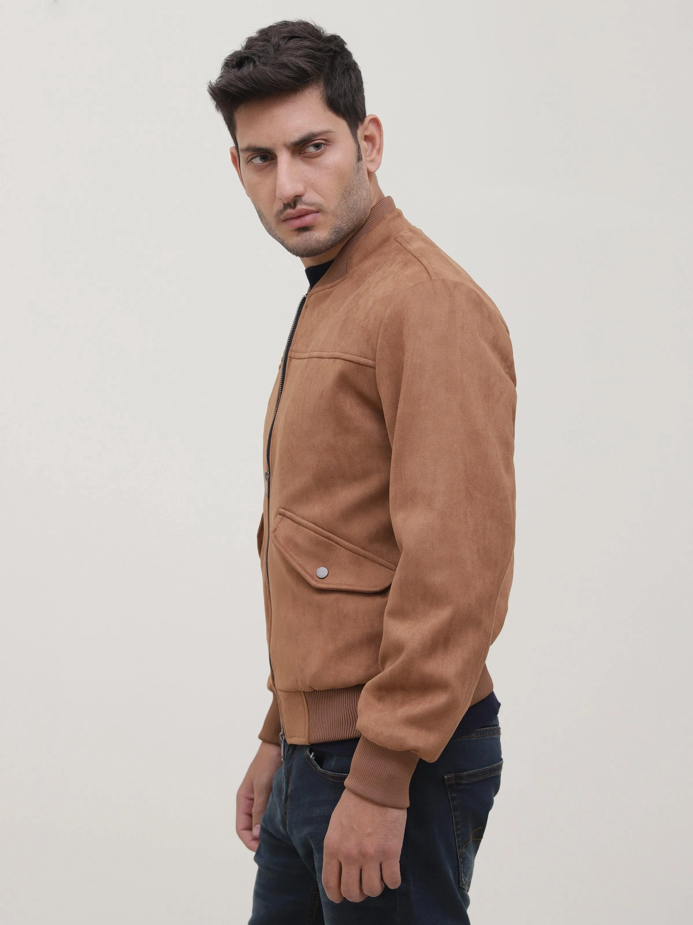 JACKET FULL SLEEVE CAMEL