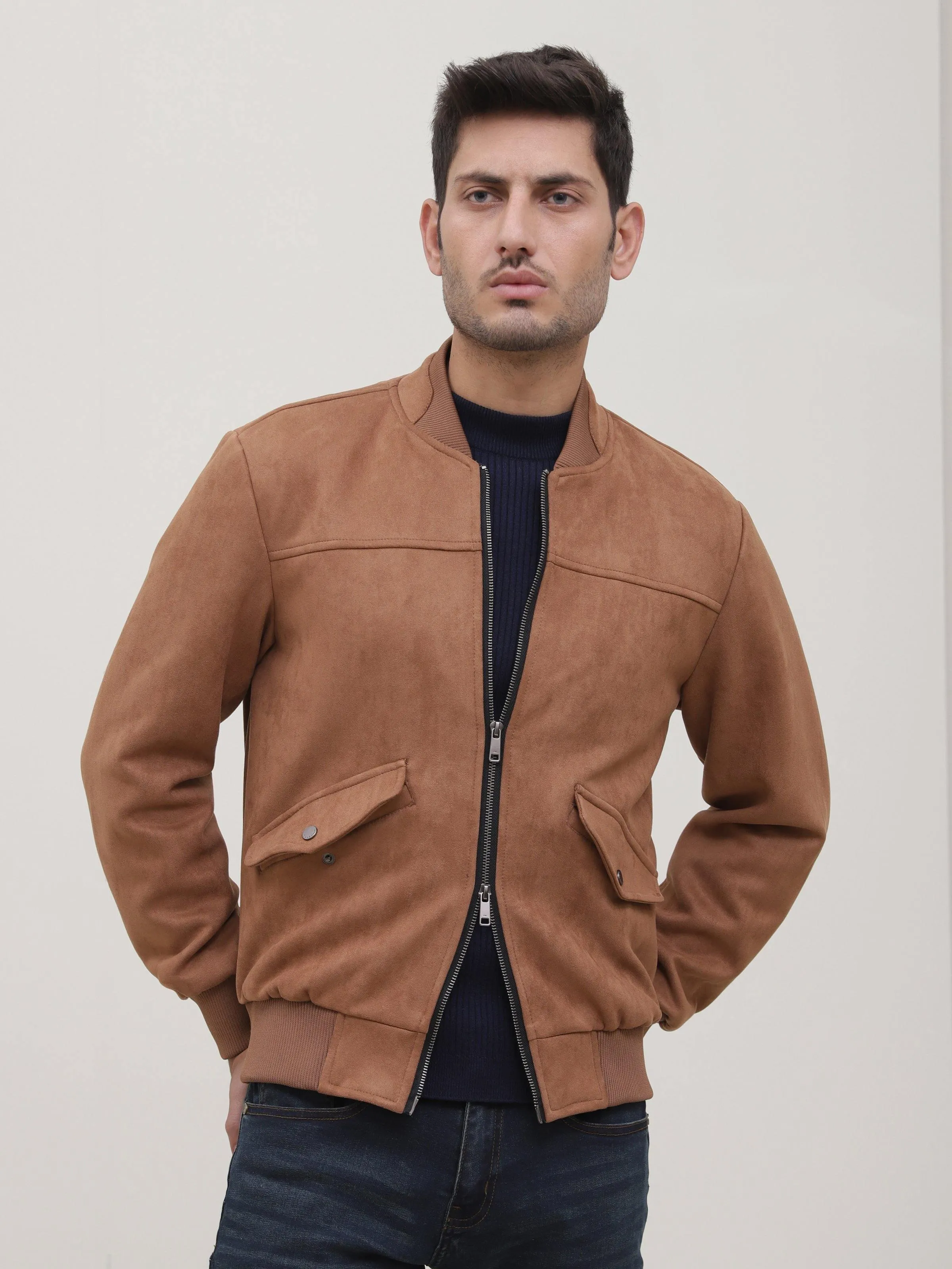 JACKET FULL SLEEVE CAMEL