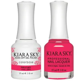 Kiara Sky All-in-One Gel   Polish Duo - 5092 Fun & Flirty