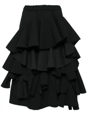 Layered Tier Ruffles Skirt