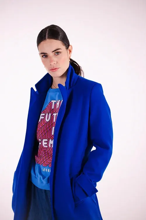 LES BLONDINETTES Royal Blue Coat