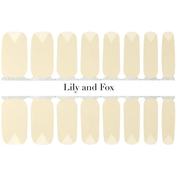 Lily and Fox - Nail Wrap - Oh So Vanilla