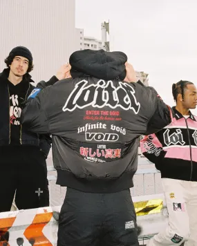 Loiter Void Bomber Jacket Black