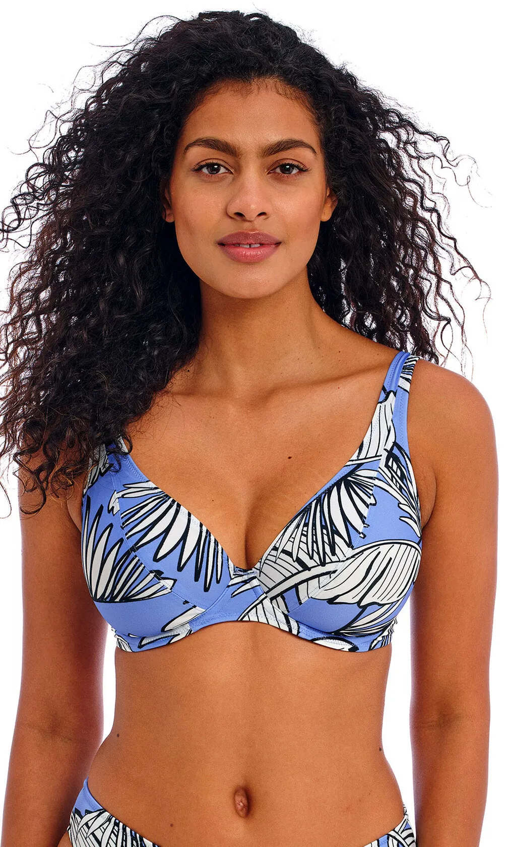 Mali Beach Cornflower UW High Apex Bikini Top