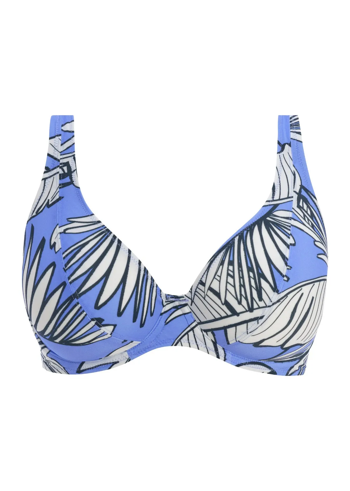 Mali Beach Cornflower UW High Apex Bikini Top